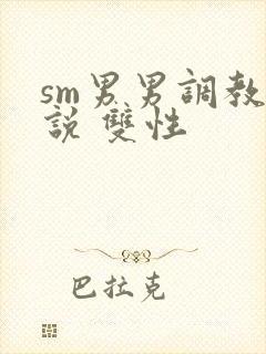 sm男男调教小说 双性