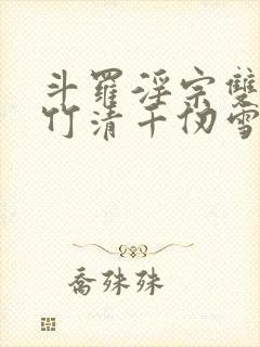 斗罗淫宗双飞朱竹清千仞雪