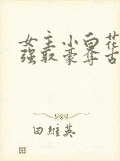 女主小白花男主强取豪夺古言封面