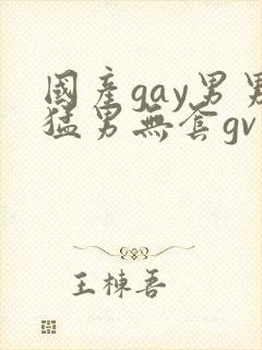 国产gay男男猛男无套gv