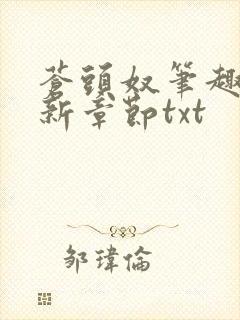 苍头奴笔趣阁最新章节txt