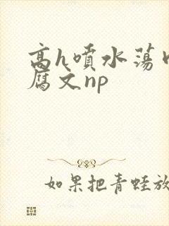 高h喷水荡肉爽腐文np封面