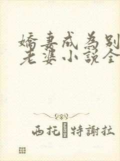 娇妻成为别人的老婆小说全文阅读免封面