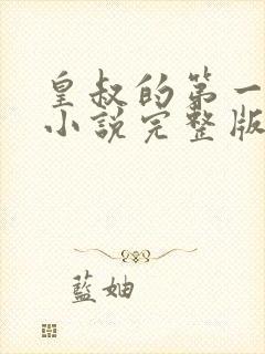 皇叔的第一宠妃小说完整版本