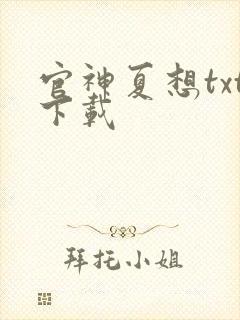 官神夏想txt下载