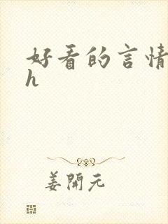 好看的言情小说h