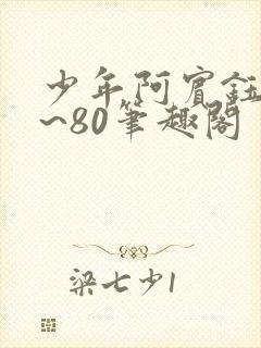 少年阿宾钰慧1~80笔趣阁