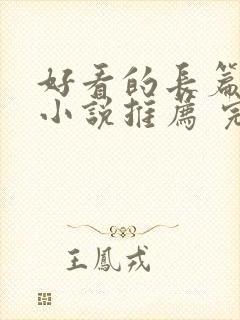 好看的长篇言情小说推荐 完本封面