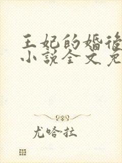 王妃的婚后指南小说全文免费阅读