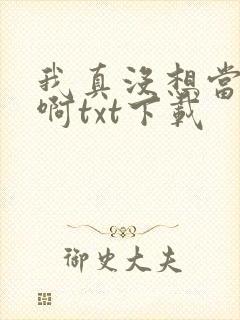 我真没想当皇帝啊txt下载封面