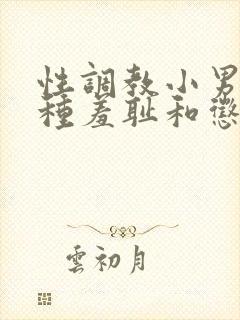 性调教小男娃各种羞耻和惩罚小说