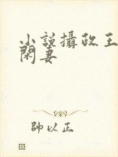 小说摄政王的小闲妻