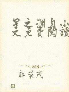 星之渊月小说全文免费阅读