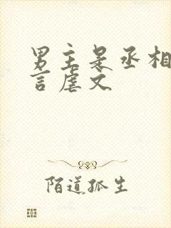 男主是丞相的古言虐文封面