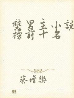 双男主小说排行榜前十名封面