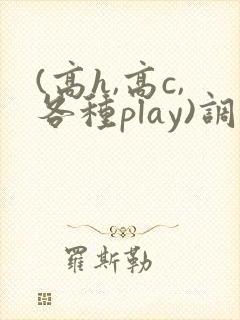 (高h,高c,各种play)调教h文