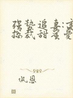 强势追妻:高冷总裁甜蜜爱