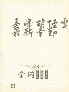 秦峰胡佳云小说最新章节