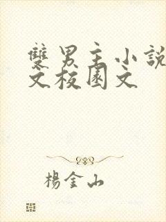 双男主小说甜宠文校园文