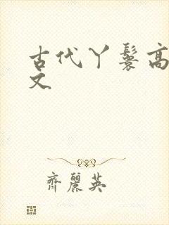 古代丫鬟高辣h文