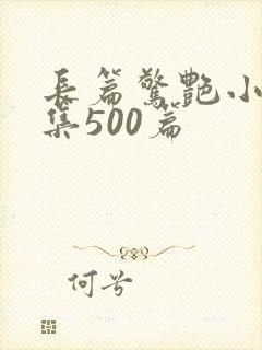 长篇惊艳小说合集500篇