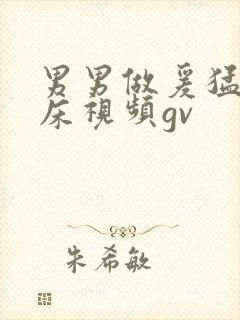 男男做爰猛烈叫床视频gv封面