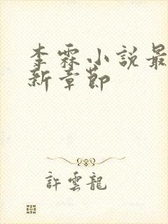 李霖小说最新更新章节封面