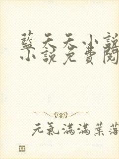 蓝夭夭小说原著小说免费阅读封面