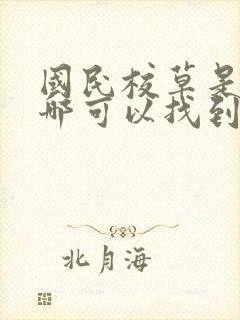 国民校草是女生哪可以找到