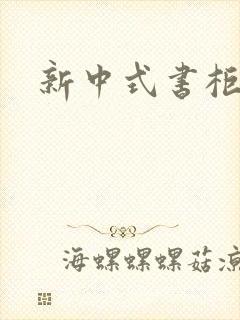 新中式书柜封面