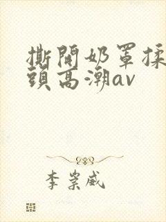 撕开奶罩揉吮奶头高潮av封面