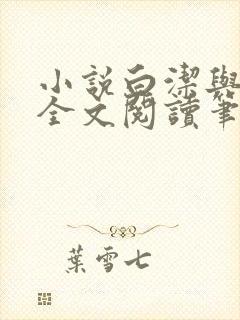 小说白洁与高义全文阅读笔趣阁