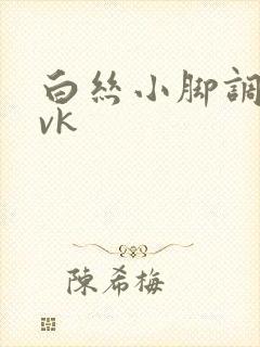 白丝小脚调教丨vk