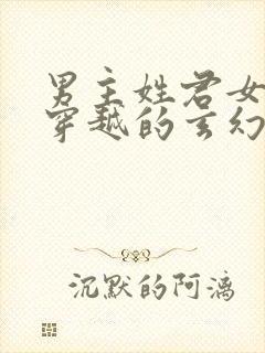 男主姓君女主是穿越的玄幻小说