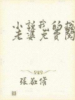 小说我的总裁大老婆免费阅读