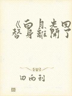 《白月光回来后替身离开了》