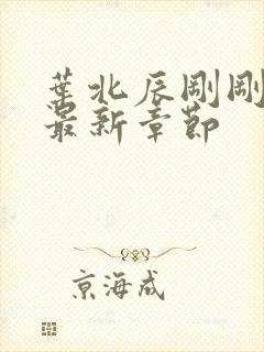 叶北辰刚刚更新最新章节封面