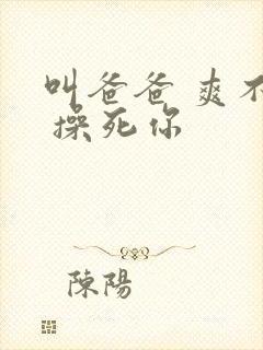 叫爸爸 爽不爽 操死你