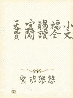 天官赐福小说免费阅读全文无删减