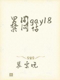 男同gay18禁网站封面