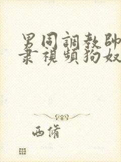 男同调教帅哥奴隶视频狗奴微博