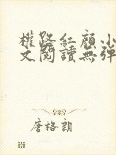 权路红颜小说全文阅读无弹窗