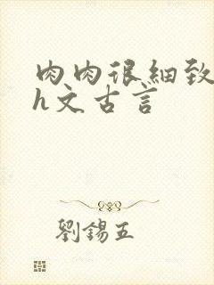 肉肉很细致的高h文古言封面