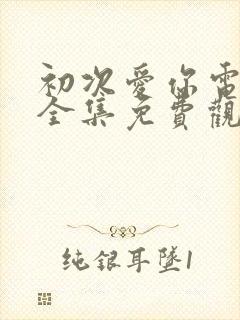 初次爱你电视剧全集免费观看完整版