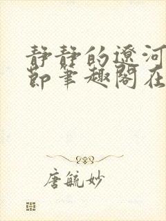 静静的辽河无删节笔趣阁在线阅读封面