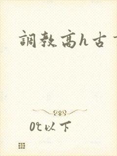 调教高h古言