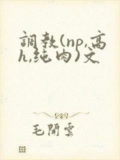 调教(np,高h,纯肉)文封面