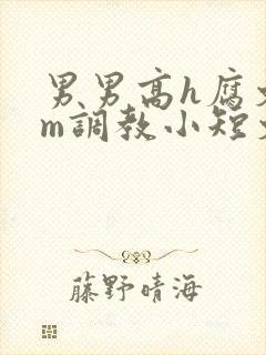 男男高h腐文sm调教小短文