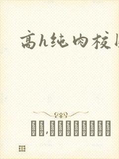 高h纯肉校园