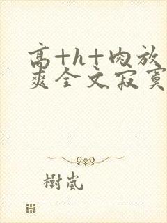 高+h+肉放荡爽全文寂寞少妇